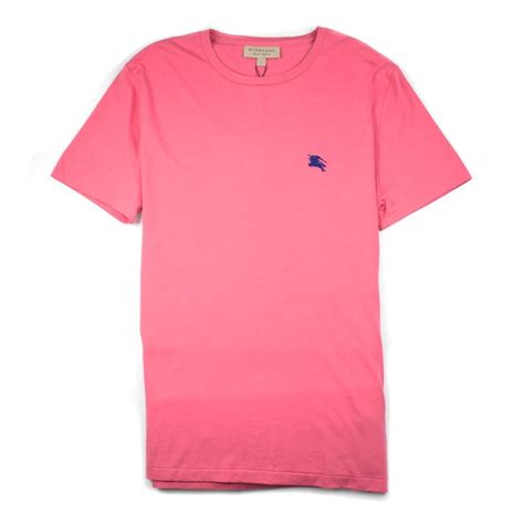 pink logo burberry t-shirt|pink burberry shirt men's.